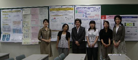 Poster presenters with Dr. Tuptim