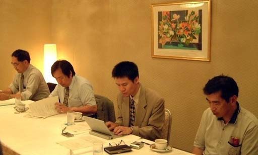 Representatives of IEEE Shikoku Section