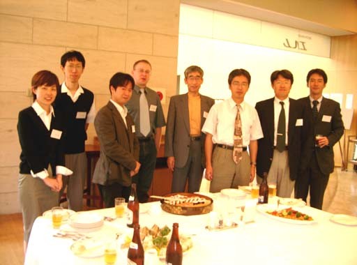 懇親会の模様 北大院生